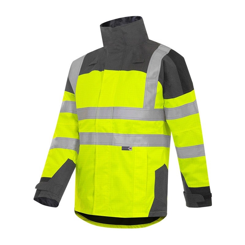 High-visibility clothing.