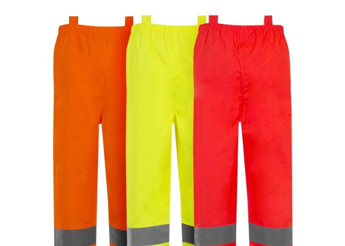 pantalones impermeables reflectantes para trabajo